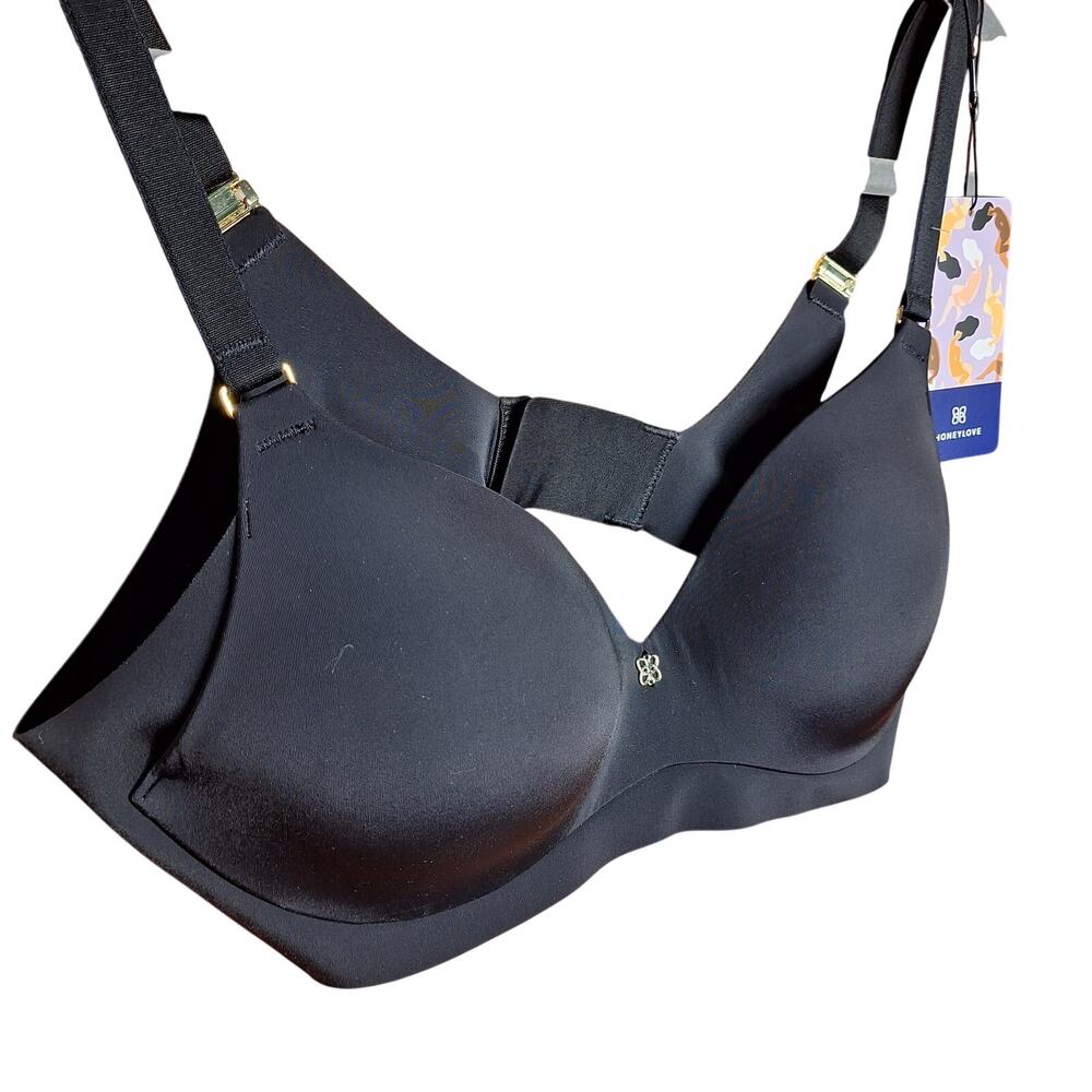 Honeylove Black Seamless T-Shirt Bra - Picture 3 of 5